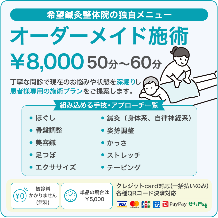 希望鍼灸整体院 オーダーメイド施術