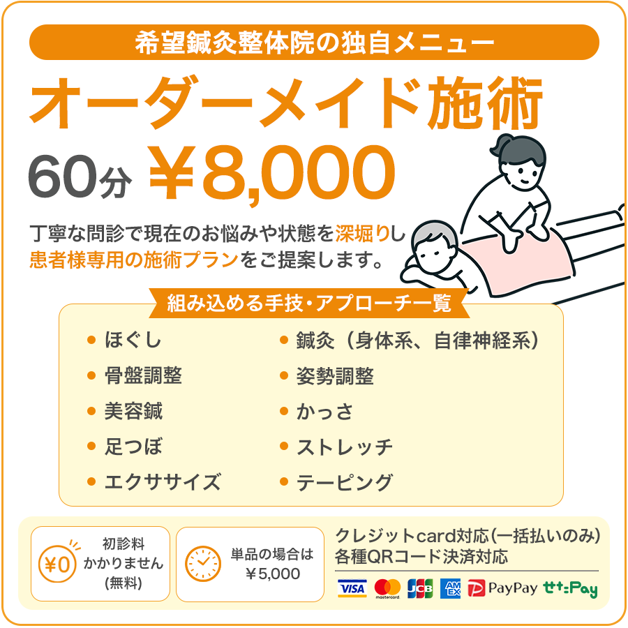 希望鍼灸整体院 オーダーメイド施術